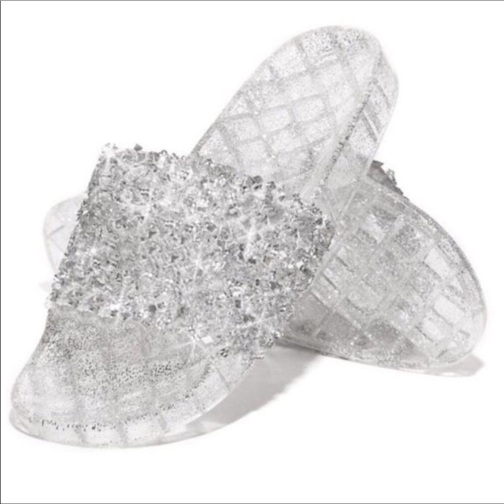 Embellished Slides-Silver!!🤩 - Picture 5 of 7